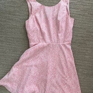 Forever21 pink polka dot dress
